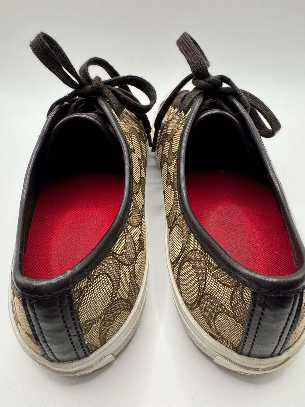 Coach Empire Signature Canvas Low Top Sneakers 9 - Picture 6 of 10